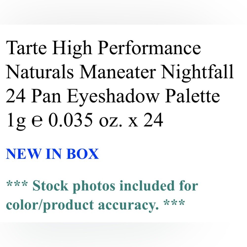 Tarte Maneater Nightfall Eyeshadow Palette NIB/NWT - Picture 13 of 16